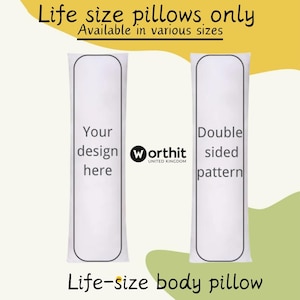 Custom Body Pillowcase,Custom Photo Pillow,Anime Body Pillow Cover, Customized Personalized Gifts,Waifu、Husbando、OC、SFW、Vtuber Pillow,Gift