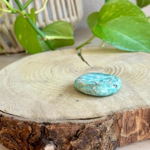 Galet Amazonite Naturelle 2-3 cm - Pierre Lithothérapie Anti-Stress - Pierre Chakra Gorge et Coeur - Pierre Apaisante - Cristal Naturel