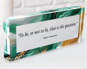 Custom Acrylic Quote Sign: Personalized Inspiration