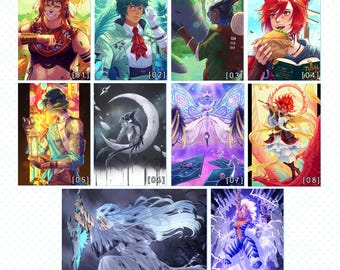 FFXIV A6 Art Prints, Postcard Size