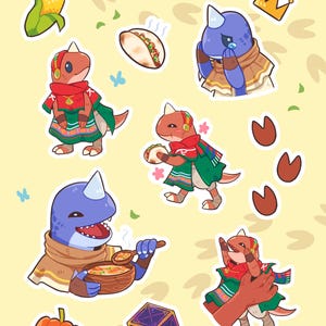 Hoja de calcomanías de Baby Mamool Ja de FFXIV