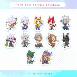FFXIV Dawntrail Acrylic Keychain