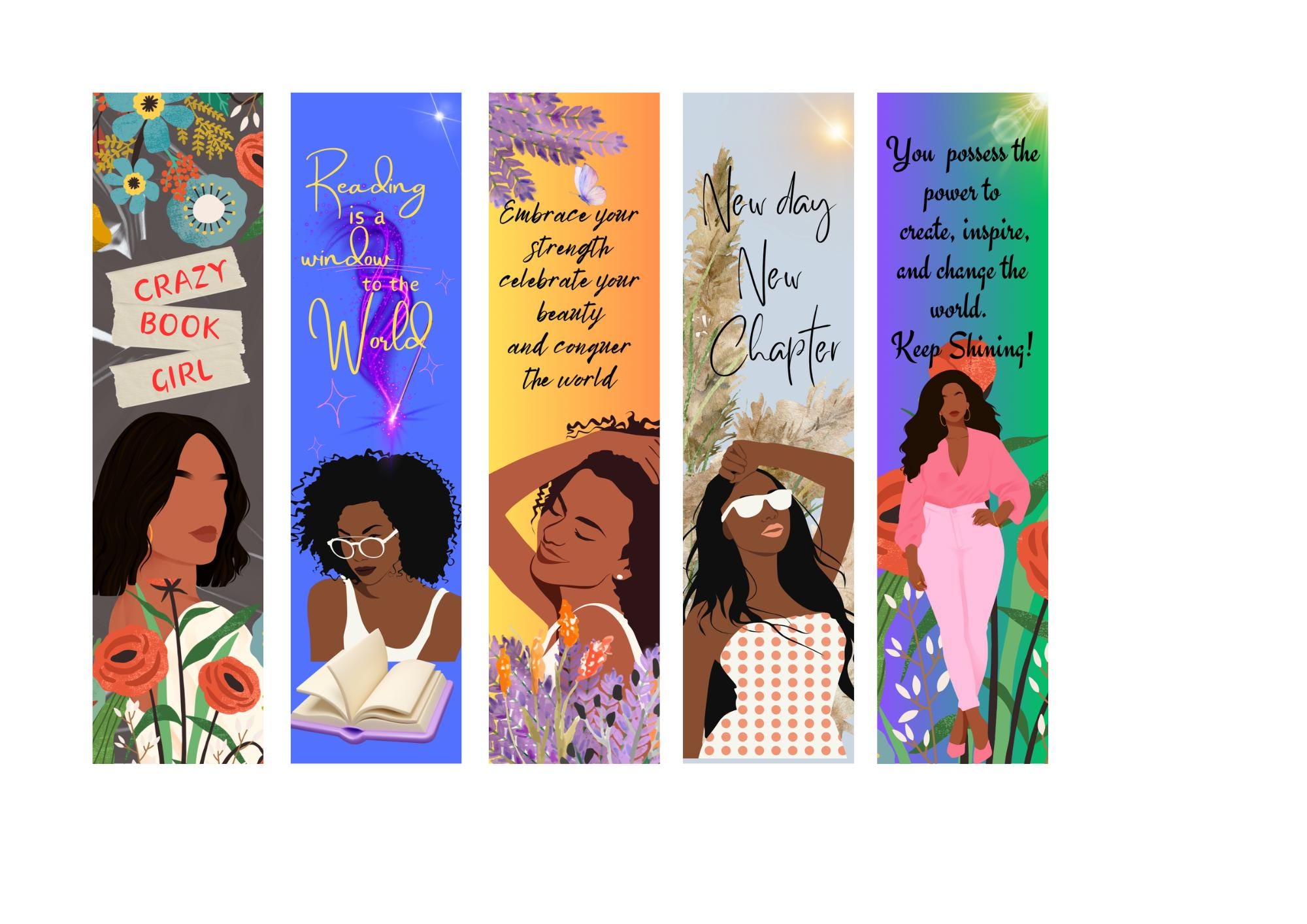 black-girl-bookmarks-printable-black-women-bookmarks-black-girl-book
