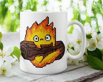 Calcifer Mug – Inspired by Howl’s Moving Castle