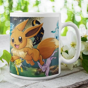 Eeveelutions Mug – Inspired by Eevee’s Evolutions – Perfect Gift for Anime Fans