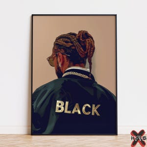 Trendige schwarze Wand Kunst druckbare schwarze Wort Poster schwarz männlich Dekor Street Fashion Druck Urbane Kunst maskuline schwarze Kunst digitaler Download