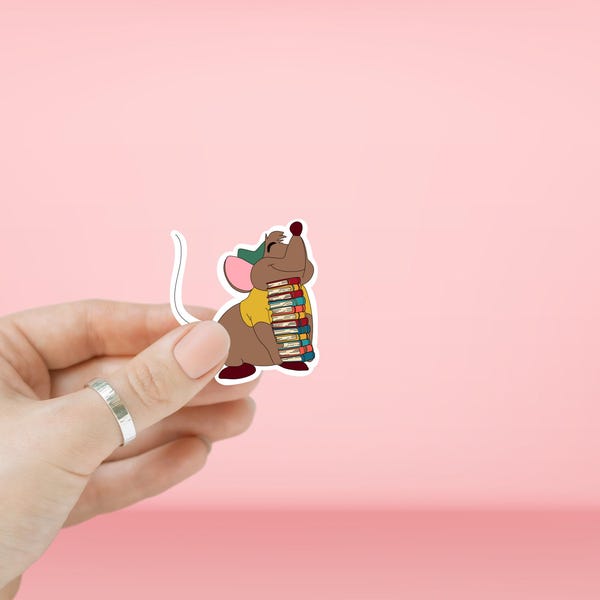Cute Mouse sticker TBR Book Tropes Fantasy Smut Romance Reader Sticker Bookish Reader Gift Bookstagram Kindle Laptop Tumbler