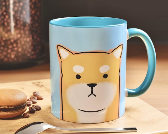 Shiba Inu Accent Coffee Mug (11oz, 15oz)