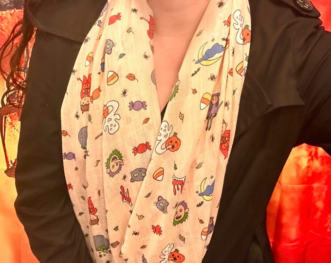 Spooky Fall Scarf (Lightweight)