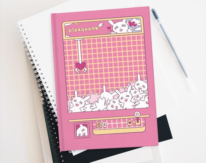 Pipsqueak Bunny Claw Machine - Sketchbook | Blank Notebook