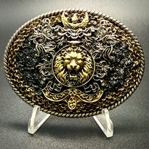 Black Metal Belt Buckle Ornate - Etsy display picture 1