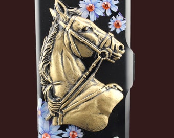 Dressage Show Horse, Horse Lover's Gift, Business Card Case