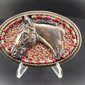 Quarter Horse, Pleasure Horse Western Equestrian Belt Buckle
