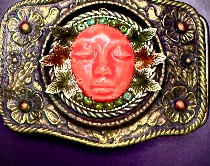 Whimsical Woodland Nymph Fairy Belt Buckle