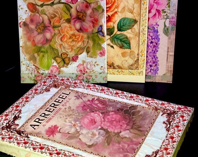 Country French Note Card set of 10 in Gift Box—Blank Inside