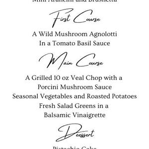 Menu weselne, klasyczne i eleganckie