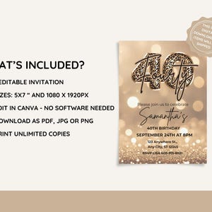 Golden party printable