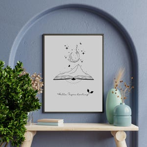 ACOTAR Inspired Digital Print. A Court of Thorns and Roses. 