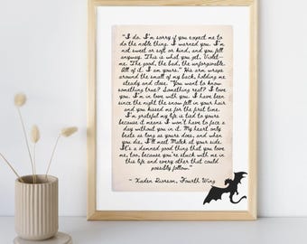 Fourth Wing Print Inspired Digital Artwork - Xaden Riorson Quote. Fourth Wing PNG and Fourth Wing SVG! Digital Download. Requests available!