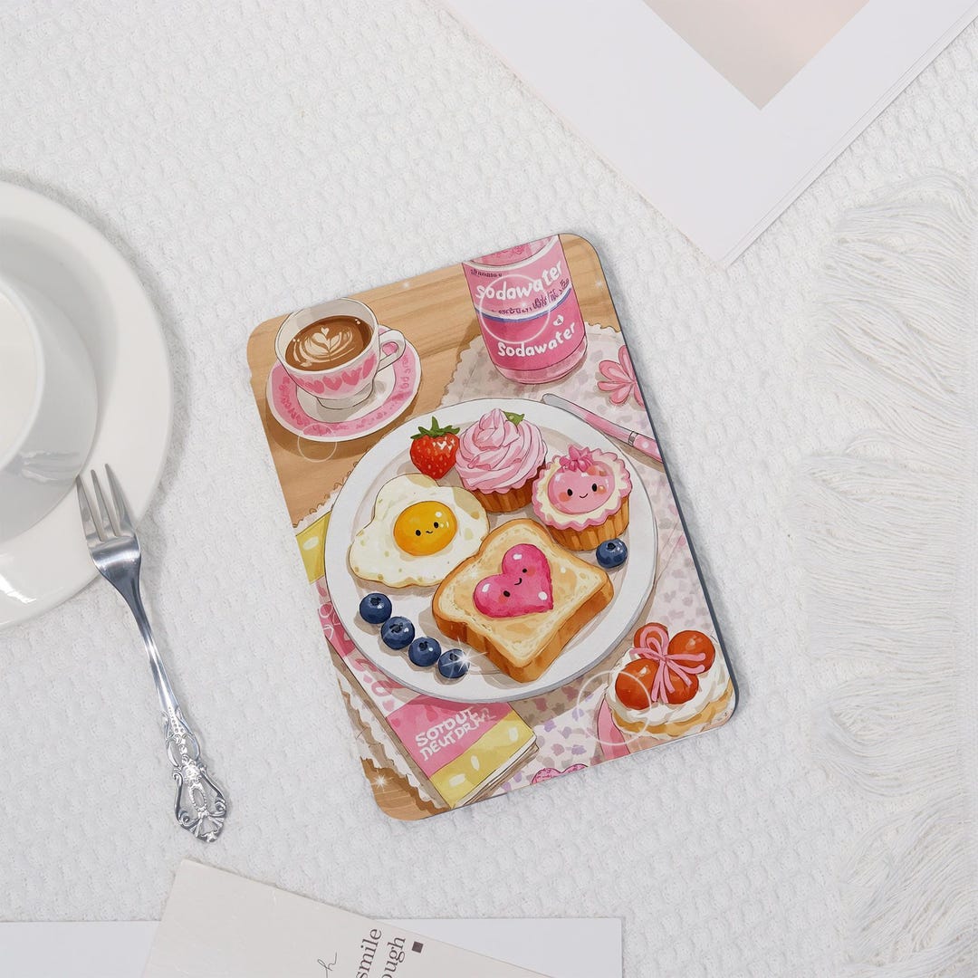Kawaii Breakfast Collage Case for Kindle Paperwhite1/2/3,kobo Clara Bow ...
