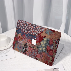 Retro Collage Pattern All New MacBook Case for 2024 Pro 14/16,Personalized Macbook Case,Protective Case Laptop Cover For MacBook Air 13/15