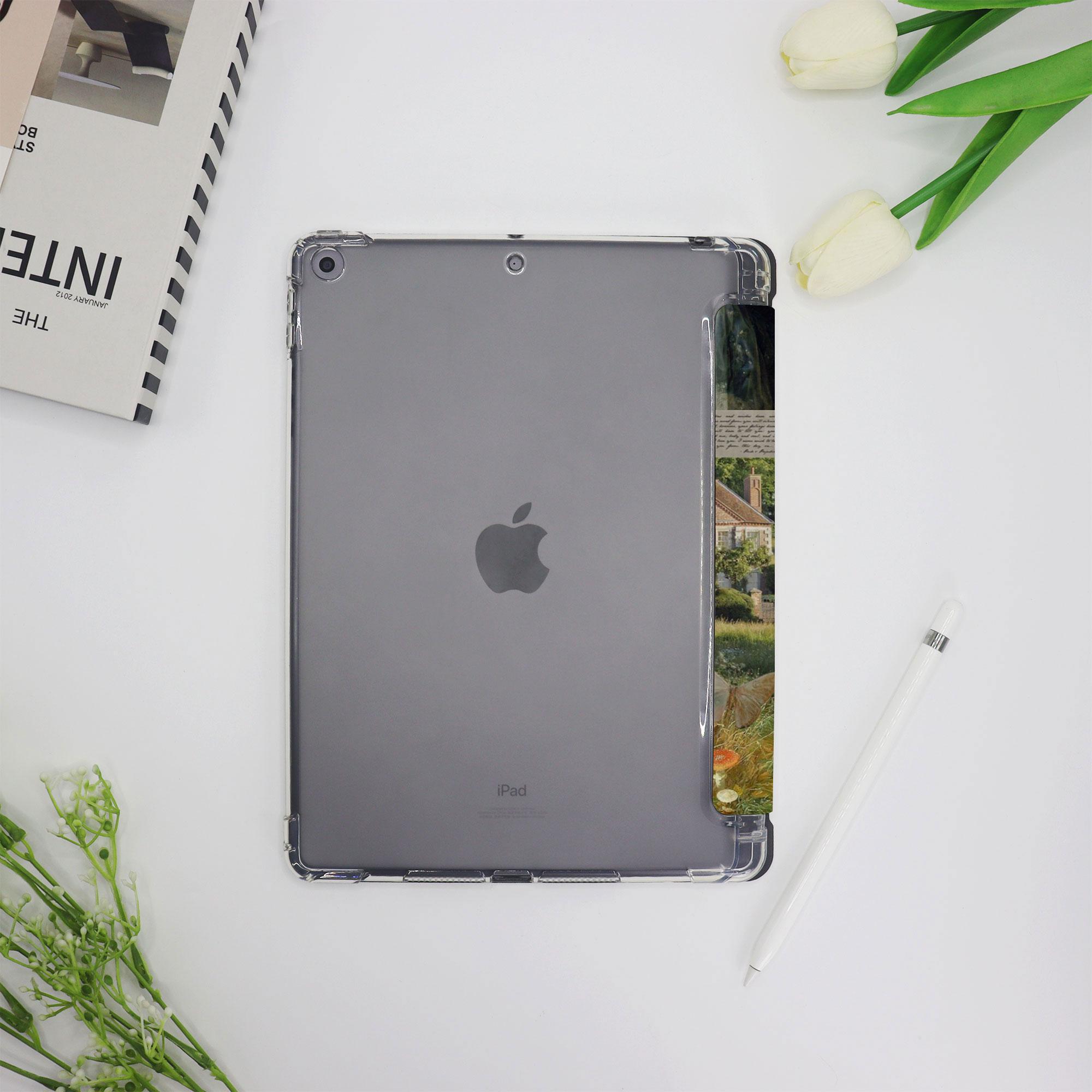 Old Newspaper Collage iPad Case Cover for 10.9 10.5 10.2