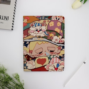 Slaperig klein meisje iPad Pro/Mini Case Cover voor 10,9 10,5 10,2" iPad 10/9/8/7th Air 5/4, Pro 12,9/11" Mini 6/5/4 Case Cover 2022/2021/2020