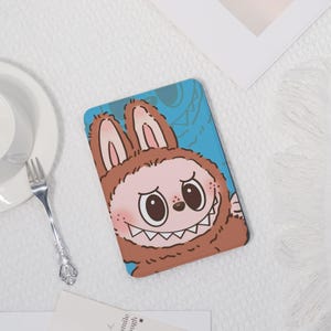 Labubu Cartoon Character Case Cover for Kindle Paperwhite1/2/3,Kindle Paperwhite Cover,Kindle Acrylic Case,Kindle 10th Case With Hand Strap