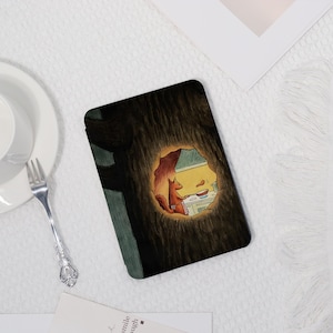 Funda con diseño de bosque caprichoso para Kindle Paperwhite 1/2/3, funda para Kindle Paperwhite, funda acrílica para Kindle, funda para Kindle 10.º con correa de mano