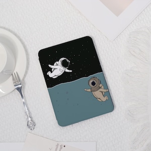 Funda de astronautas y buzos para Kindle Paperwhite 1/2/3/4, funda para Kindle Paperwhite, funda acrílica para Kindle, funda para Kindle 10.º con correa de mano