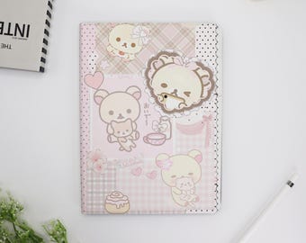 Kawaii Bear Pastel iPad Pro/Mini Case Cover 10.9" 10.5 iPad 10/9/8/7th Air 5/4, Pro 12.9/11 Inch Mini 6/5/4 Case Cover 2022/2021/2020