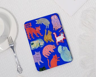 Housse unique en forme de chat pour Kindle Paperwhite1/2/3/4, Housse Kindle Paperwhite, Étui Kindle en acrylique, Étui pour Kindle 10/11/11 avec dragonne
