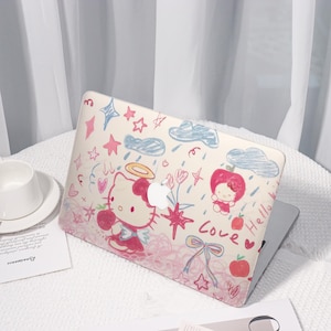 Cute Cartoon Characters All New MacBook Case for 2025 Air 15,Personalized Macbook Pro 13 inch, Protective Case Laptop Cover For Pro 16 case