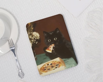 Vintage Black Cat Eating Pizza Case for Kindle PW1/2/3,Kindle PW Case,Kobo Clara Bow Case,Kobo Libra2Case,Kobo Clara 2E Case,Gift For Her