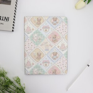 Teddy Bear Patchwork iPad Pro/Mini Case Cover 10.9" 10.5 iPad 10/9/8/7th Air 5/4, Pro 12.9/11 Inch Mini 6/5/4 Case Cover 2022/2021/2020