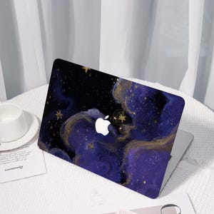Purple Nebulas All New MacBook Case for 2025 Air 15,Personalized Macbook Pro 13 inch,Protective Case Laptop Cover For Macbook Pro 15/16 case