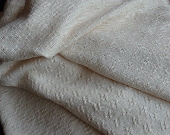 Handwoven Organic Cotton Lace Towel /Kitchen Towel / Tea Towel / Dish Towel / Decorative Towel / Gift / Neutral Natural Color
