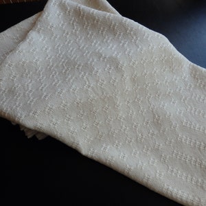 Handwoven Organic Cotton Lace Towel /Kitchen Towel / Tea Towel / Dish Towel / Decorative Towel / Gift / Neutral Natural Color image 7