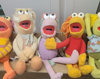 Vintage 1980s Fraggle Rock Plush | 1985 Hasbro Sofies Fraggle Rock Plush | Retro Jim Henson's Fraggle Rock Muppet