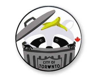 Toronto Raccoon Sticker