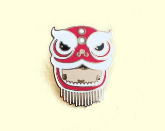 Shishi Lucky Lion Wolfe Lapel Pin *LTD*