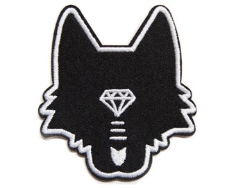 Wolf Head Iron-on Patch