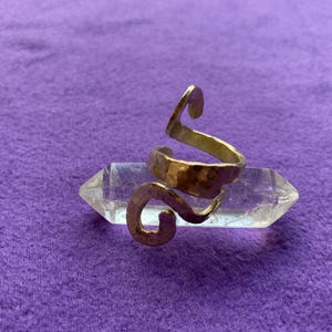 handmade brass ring