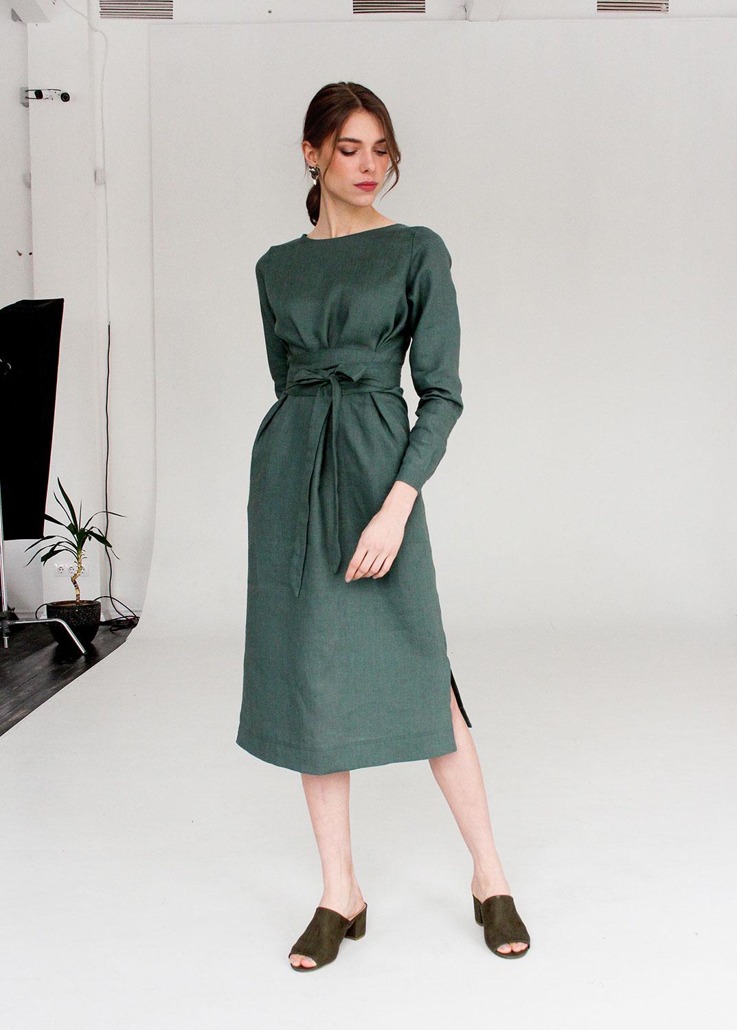 Modest Sage Green Dress With Pockets - Etsy Modest Sage Green Dress With Pockets - Etsy