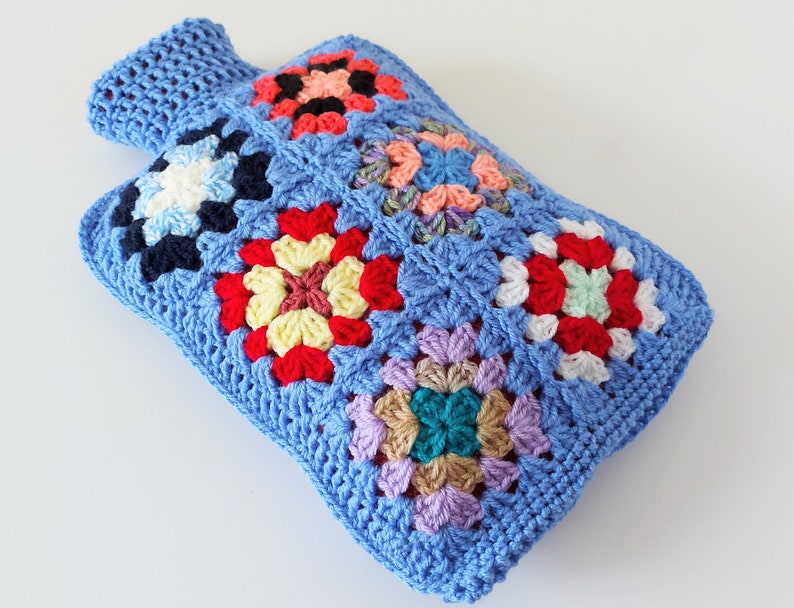 Hot Water Bottle Cover Cozy in the color Bluebell Cosy Bedroom Accessories image 2
