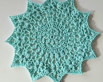 Mandala Table Mat - Doily - Table Mat - Mandala - Mint Green