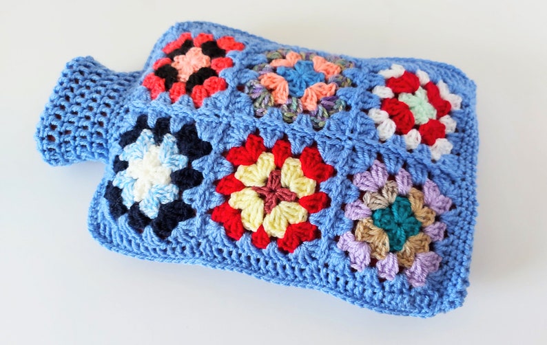 Hot Water Bottle Cover Cozy in the color Bluebell Cosy Bedroom Accessories image 3