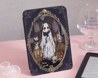 Vintage Gothic Ghost Kindle Case Kindle Gen 11 6Inch 2019/2024,Kobo Cover,PaperWhite 6.8'' 5/7th 2013 Cover,Clear Back Sleeve,Bookish Gift