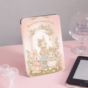Good Luck Rabbit Kindle Case Kindle Gen11 6Inch 2019/2024,PaperWhite 6.8&#39;&#39; 5/7th 2013 Cover,Clear Back Sleeve,Personalized Gift for Her