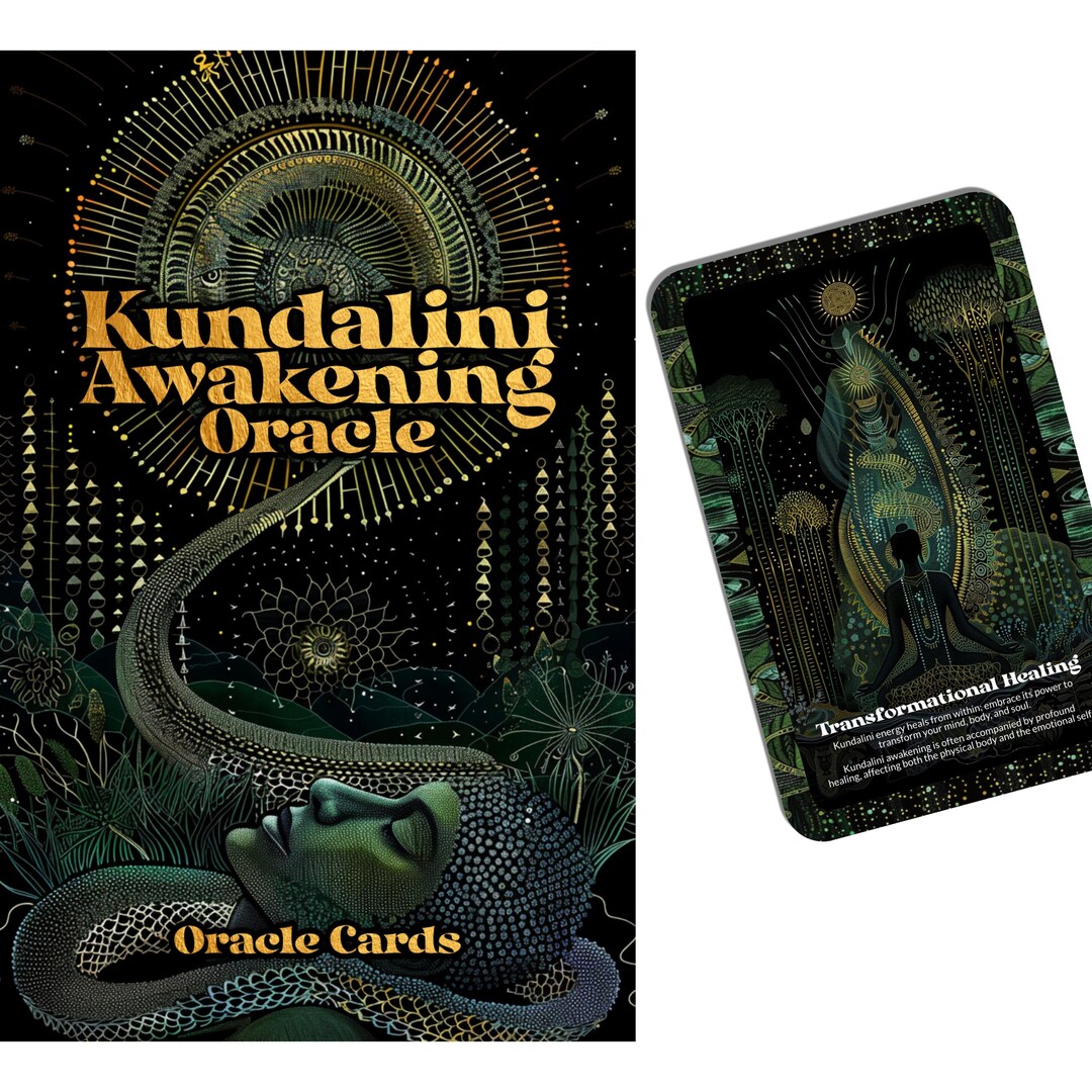 Kundalini Awakening Oracle Cards: Spiritual Divination Tool - Etsy